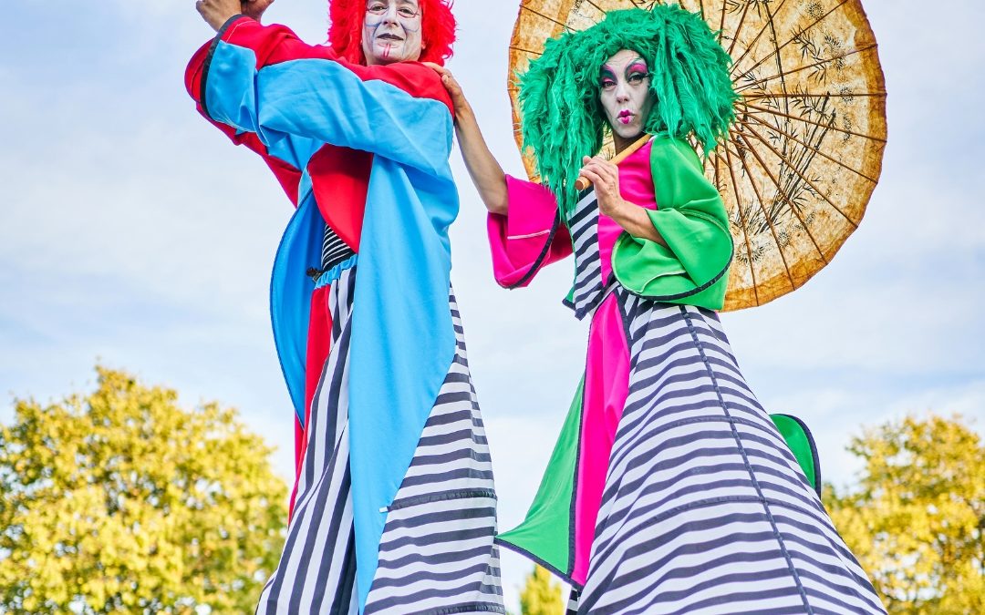 Animação em Andas Gigantes